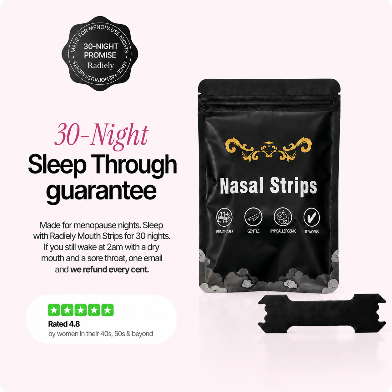 Bedtime Nasal Strips
