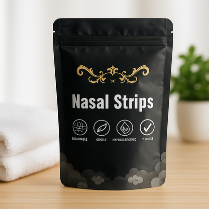 Radiely nasal strips on a shelf